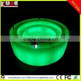 Modern Illuminated LED Curved Bar Counter for Circle Round Bar Table thumbnail-2