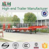 China Trailer Factory Tri-axle Semi Trailer, Low Bed Trailer thumbnail-4