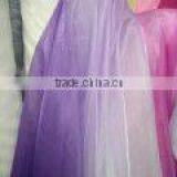 Shiny Korea Organza Fabric for Wedding Dress/curtain/scarf
