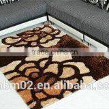 Credit Insurance Exhibiton Machine Made Shaggy Silk Carpet thumbnail-1