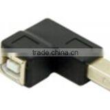 angle USB 2.0 Extension adapter B male to B female black cabletolink