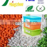 Polyolefin plastic granule houseware color masterbatch For PP PE PS HIPS ABS AS