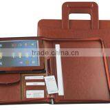 A4 Leather Portfolio Folder Leather Portfolio Folder Top Quality Business Portfolio Folder With Calculator thumbnail-3
