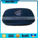 Black Nylon Cover Eva Makeup Cosmetic Case With Metal Logo