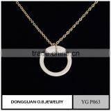 Special Chain Necklace Design From Jewelry Manufacturer/gold Plated Necklace Without Stone thumbnail-1