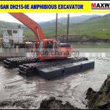 Floating Track Undercarriage With Additional Pontoon and Spud for AMPHIBIOUS EXCAVATOR , Suitable to 20 to 23Ton Class Excavator thumbnail-2