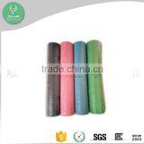 BSCI audit polyurethane leather natural rubber new design eco friendly rubber base yoga mat factory