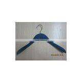 The HEAD Curved Wooden Suit Hanger,blue Colour Adult Clothes Hanger With Soft Painting thumbnail-1