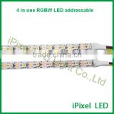 IC full color 60leds/m dc5v addressable RGBWW led tape