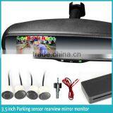 3.5 Inch Rearview Monitor OEM Parking Sensorwith 4 Replaceable Detectors thumbnail-2