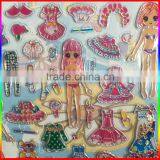 Embossed PVC Cartoon Stickers/dress up PVC Stickers thumbnail-2
