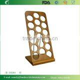 Collapsible Bamboo Kitchen Rack for Spice Bottles , Simple Design Spice Rack thumbnail-1