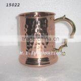 Copper Mug, Solid Copper Mugs. Moscow Mule Copper Mugs, thumbnail-2