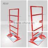 4 tiers hooks metal dislpay stands for retail store / Metal display stand