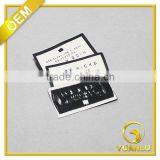 Satin Woven Label Damask Woven Clothing Labels thumbnail-2