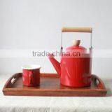 2016 High Grade Fashion 2.4L Water Kettles /Enamel Teapot/ Enamel Kettle Turkish Kitchen Cooking Kettle Jug thumbnail-4