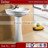 Chaozhou Porcelain Basin With Floor, Wash Basin With Stand for Sale, Basin Pedestal in Top Quality thumbnail-4