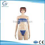 Sexy White Nonwoven Disposable Bikini