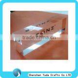 Manufacture Clear Acrylic Name Plate Block Display Acrylic Name Block