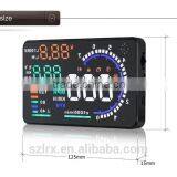 5" Large Screen Auto Car HUD Head Up Display KM/h & MPH Overspeed Warning Windshield Project Alarm System OBD2 OBD 2 Interface thumbnail-5