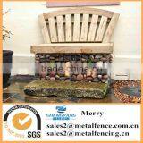 1mX0.5mX0.5m Galfan Hot-dipped Galvanized Welded Gabion Basket Parking Area Gabion Box Stone Retaining Wall