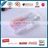 Plastic Handle Fork and Knife Spoon Kids Cutlery Set thumbnail-3