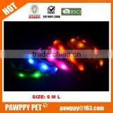 2015 Safety Double Side Exposure LED Glow Dog Collar