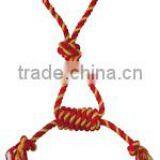 Colorful High Quality Rope Knots Tug Toys For Pet Dog thumbnail-1
