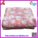 Hot Coral Fleece Blanket 001