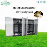 CE approved full-automatic chicken 19712 egg incubator HJ-I24