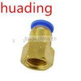 Pneumatic Pu Tube Female Quick Release Connector Brass Body thumbnail-3