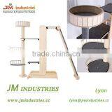 Luxury Delux Wooden Cat Tree Tower for Sale thumbnail-5