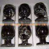 MARBLE WINE GLASSES GOBLETS thumbnail-3