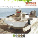 Rattan Boat Shape Sun Bed 109007