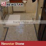Newstar DIY Honed Marble Basketweave Mosaic Floor Bathroom Pattern Tile thumbnail-4