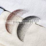 Morden Moon Design Plastic Hair Comb With Crystals Point Hair Brushes thumbnail-2