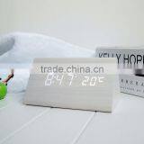 YIWU HUIXUAN Wholesale Smart Led Wood Clock for Home Decoration thumbnail-3