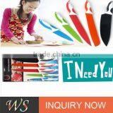 High Quality Non-stick Swiss Line Coating Stainless Steel Kitchen Knife Set thumbnail-1