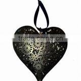 Metal Heart Shape Decoration, Heart Shape Metal Christmas Decorations, Metal Hanging Heart Decoration, 2013 Christmas Decoration thumbnail-1