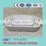 Ceramic Oven Dish/stocked Porcelain Cheese Bakeware Plate thumbnail-1