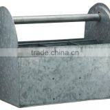 Set of 3 Galvenized Metal Serving Tray thumbnail-6