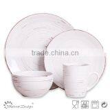 Retro Antique Finished Stoneware Dinner Set 18pcs thumbnail-6