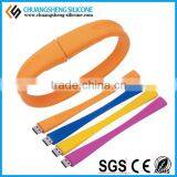 Various Capacity Silicone Usb Wristwatch