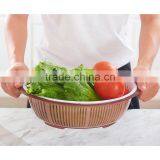 Kitchen Vegetable and Fruit Plastic Draining Basket Drain Basket thumbnail-6