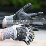 NMSAFETY Best Selling Product Waterproof Mechanics Gloves With Chips on Finger and Back thumbnail-1
