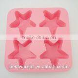 2017 Christmas FDA Star Shape Silicone Ice Tray thumbnail-2