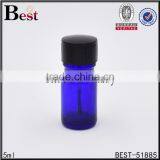 New Design Unique 5ml 10ml 15ml 20ml 50ml Amber Blue Glass Bottle Empty Nail Polish Bottle With Cap and Brush thumbnail-5