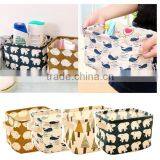 Cute Linen Desk Storage Case Cosmetic Stationery Jewellery Organizer Holder thumbnail-3