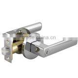 Round Stainless Steel Square Lever Handle Door Lock for Hotel and Home thumbnail-4