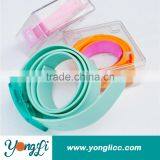 Candy Color Silicone Slimming Exercise Belts thumbnail-1